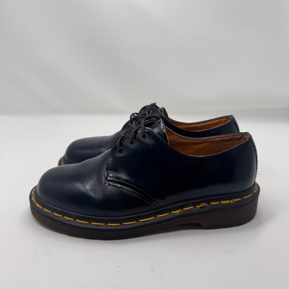 Dr Martens 1461 Classic navy Leatherโ Oxford Shoes Made in England Womens Size 3